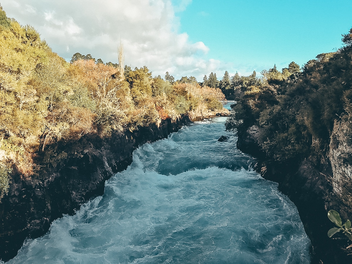 Huka Falls in Taupo