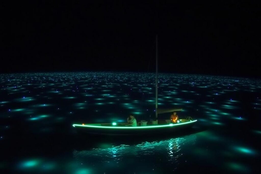 Biolumineszenz-Tour auf Isla Holbox bei Nacht Biolumineszenz-Tour auf Isla Holbox bei Nacht