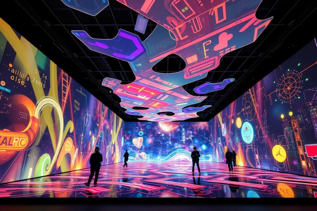 Ein Bild des Digital Art Museum "teamLab Borderless" Ein Bild des Digital Art Museum "teamLab Borderless"