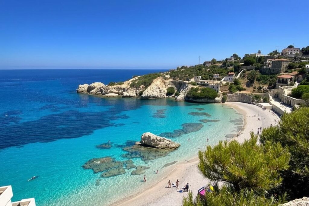 Ein Bild von Lido di Noto mit malerischen Badebuchten