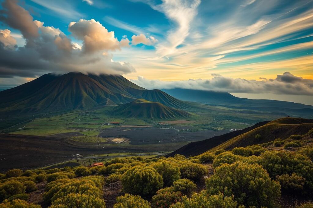 Ein Bild von der atemberaubenden Landschaft am Ätna
