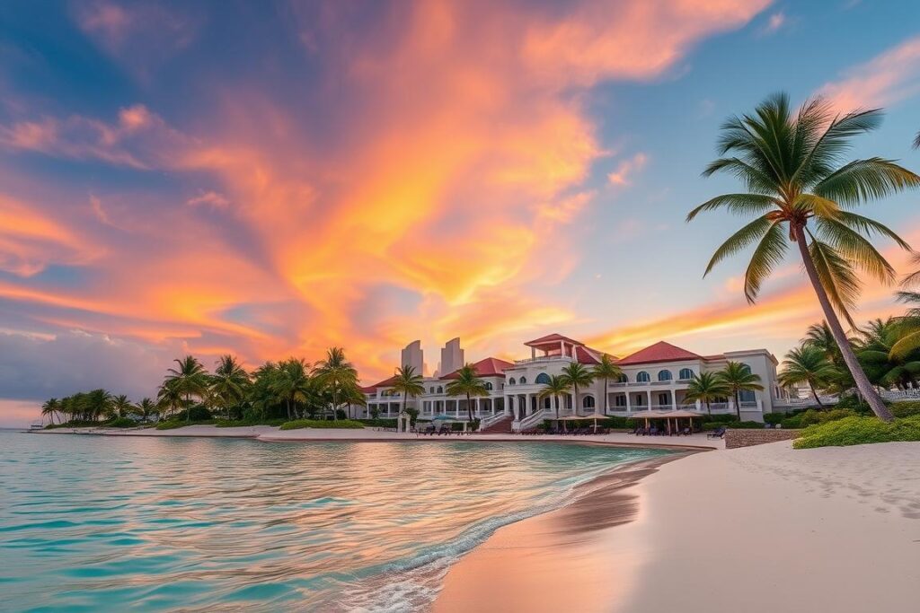 Ein Bild von einem luxuriösen Strandresort auf Isla Holbox Ein Bild von einem luxuriösen Strandresort auf Isla Holbox