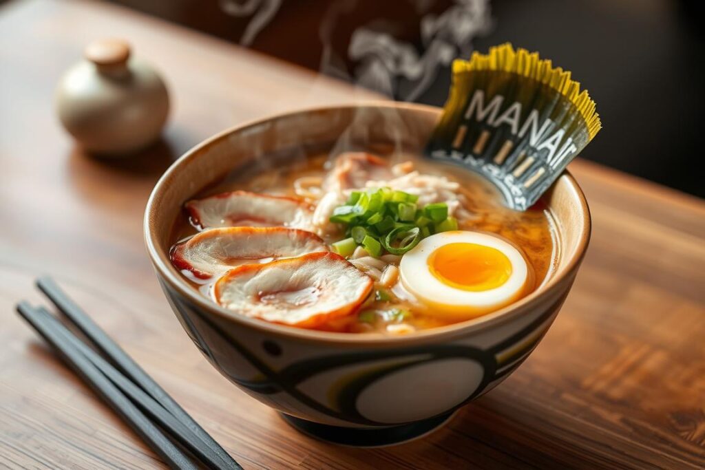 Ein Bild von einer Ramen-Schüssel Ein Bild von einer Ramen-Schüssel