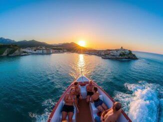 Eine Bootstour durch die Gewässer Siziliens