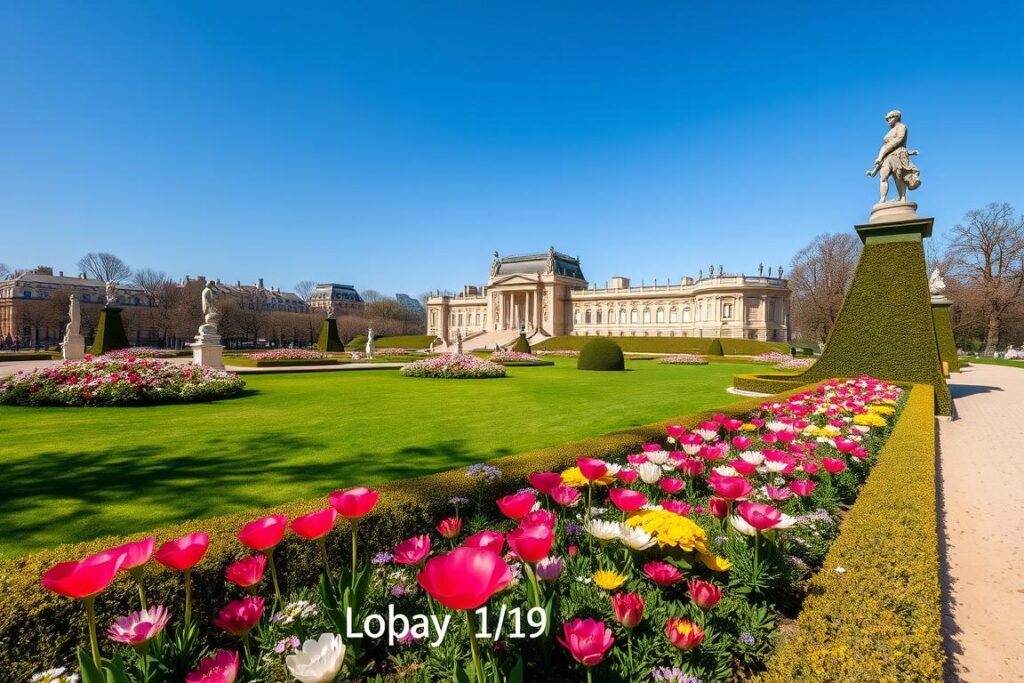 Jardin des Tuileries im Frühling