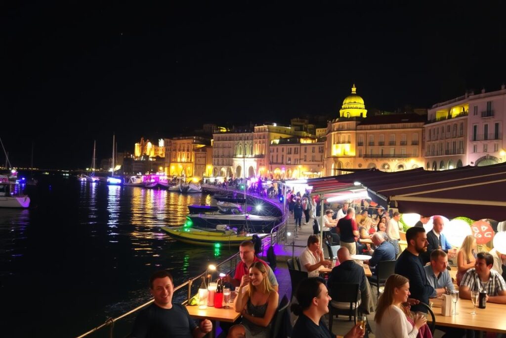 Nachtleben Marseille Hafen