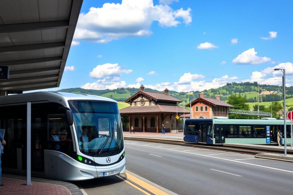 Öffentliche Verkehrsmittel und Anreise