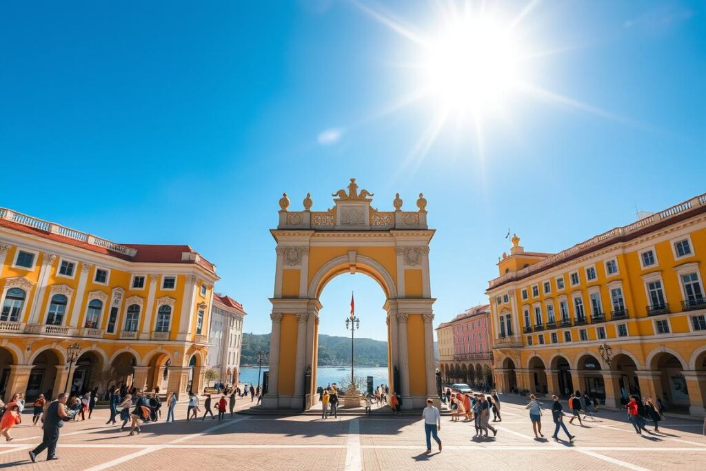 Praça do Comércio in Lissabon