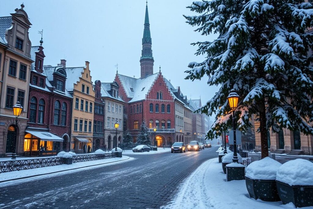 Schneefall Tallinn