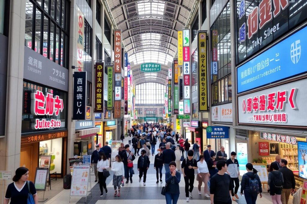 Shopping Mall in Tokio Shopping Mall in Tokio