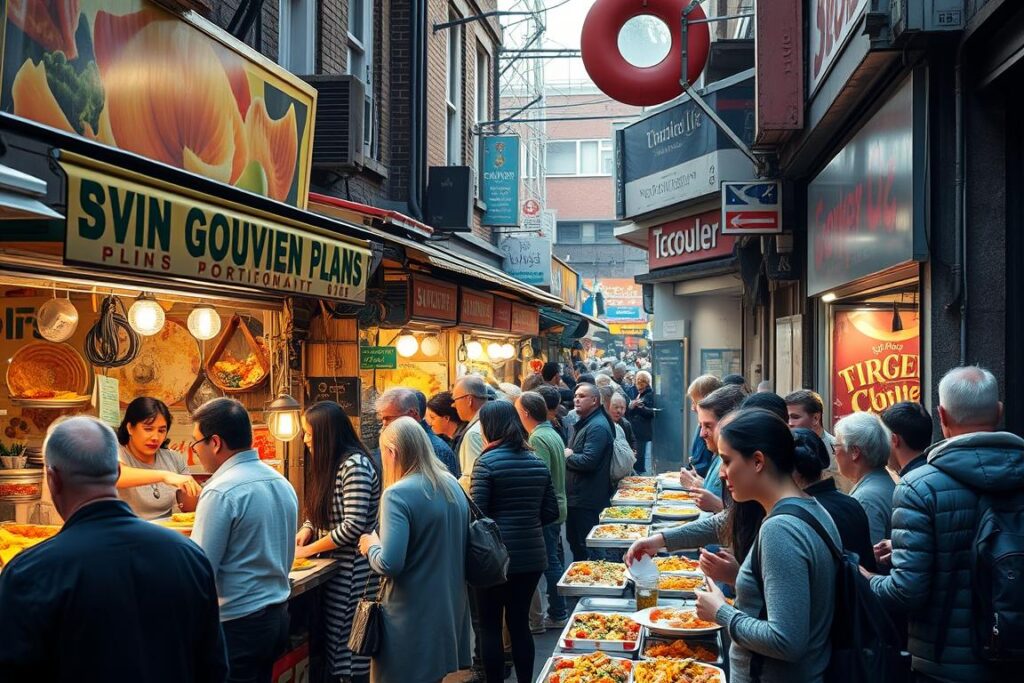 Street Food auf der Brick Lane