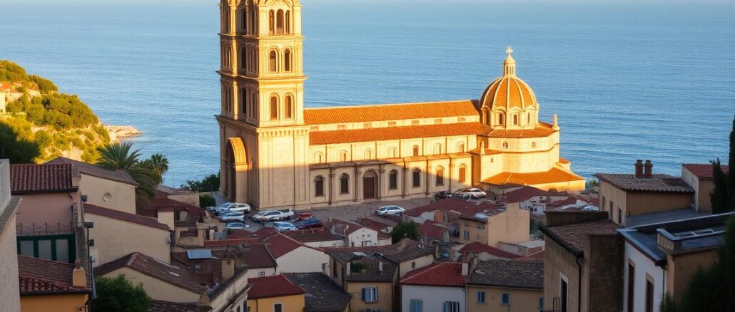 cefalu strand und altstadt