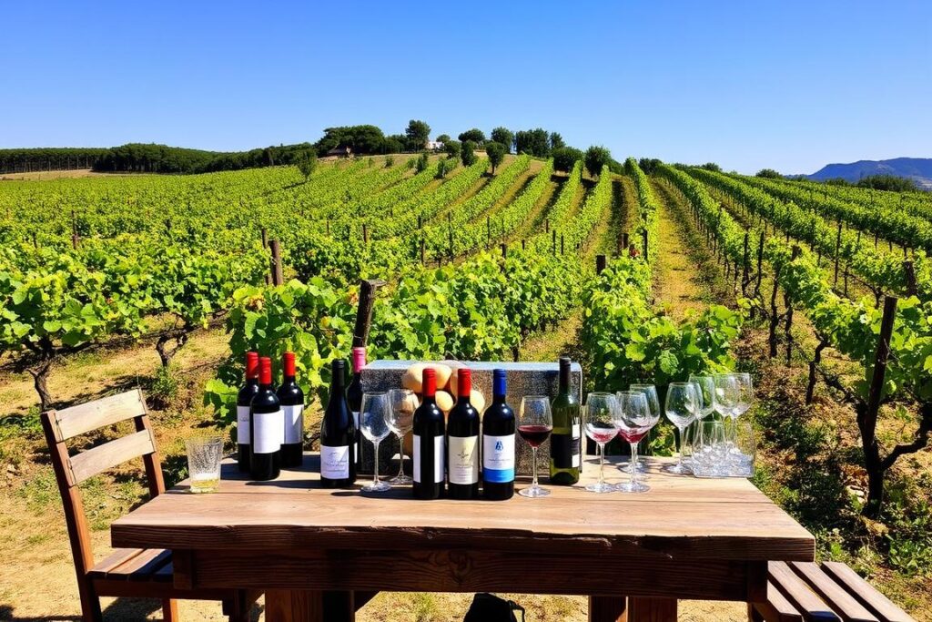 ein Bild von Weinverkostung auf einem sizilianischen Weingut